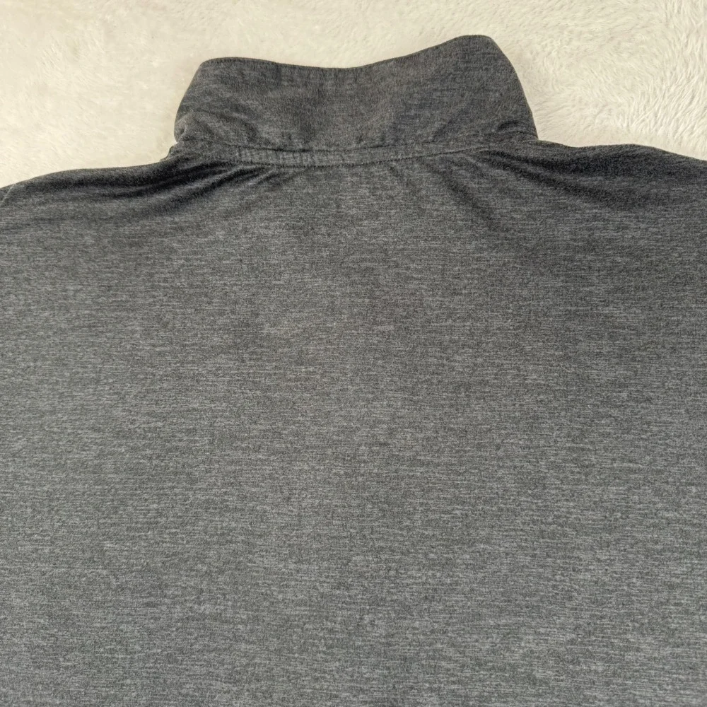 Brooks Quarter Zip Pullover Mens Medium Gray Equilibrium Running Thumbhole Top